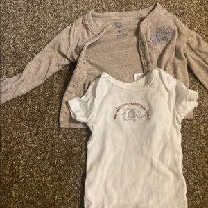 2 piece elephant print